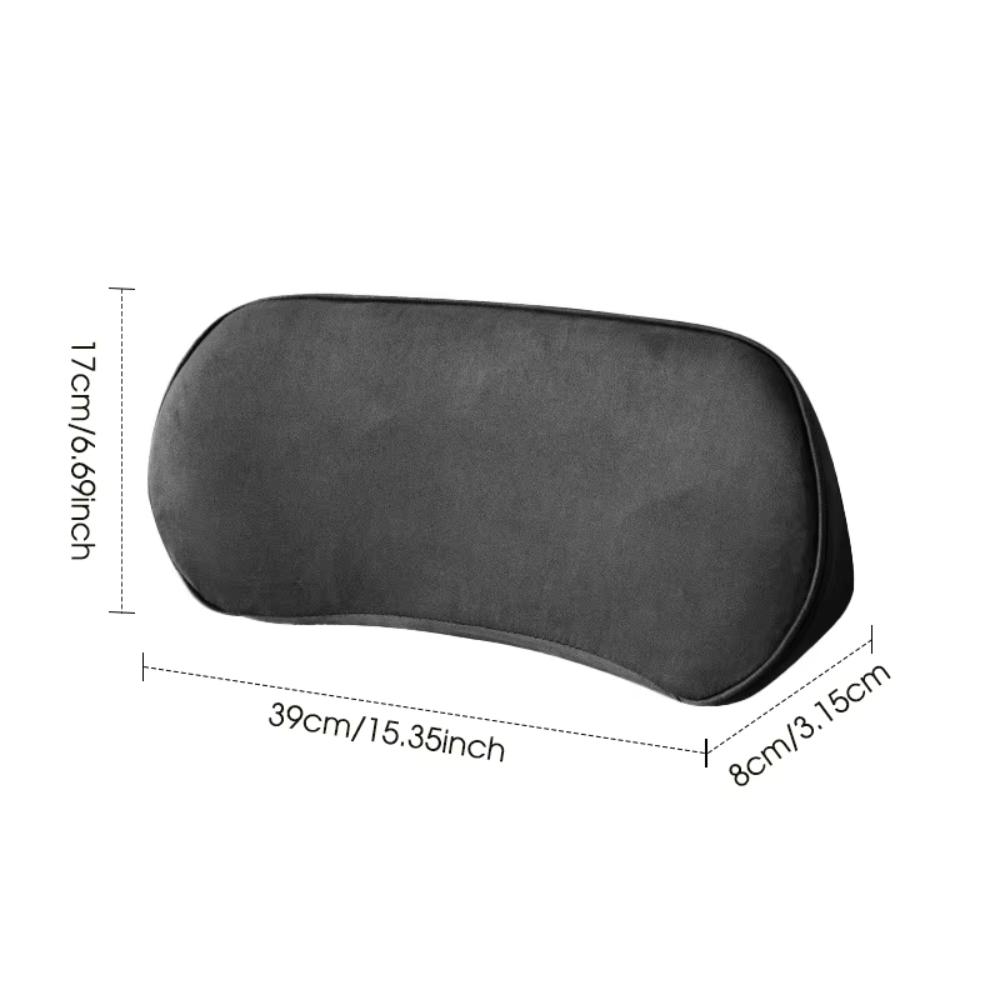 Memory Foam LOwer Back Pillow Solid Color Driving Seat Waist Pad New Back Cushion  Car