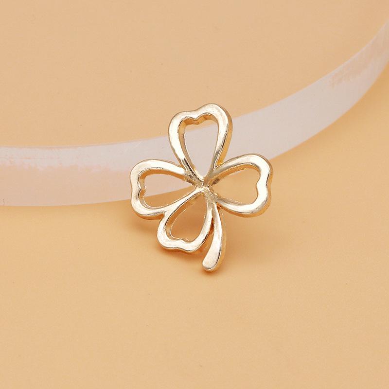 

Четырехлистный клевер брошь анти-облучения для женской элегантной бесшовной рабочей рубашки