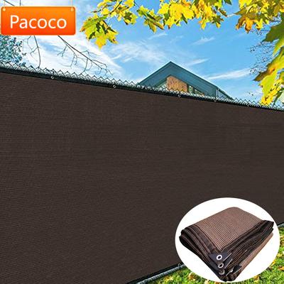 Privacy Screen Fence, Garden Windscreen Mesh Shade Sail Net Barrier, Reinforced Bindings and Brass Grommets