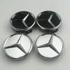 Heißer Autoaufkleber 4 Stück 60 mm Felgendeckel Radnabendeckel für Mercedes Benz A B C E S CLA CLS GLK ML GLA GLB GLC GLE Zubehör
