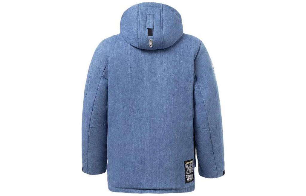Li Ning Skateboard Down Jacket Men's Blue AYMR119-4