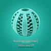 Pet Dog Toy: Bite-Resistant Rubber Molar Ball for Teeth Cleaning and Boredom Relief - Available In Small, Medium, Large with Sound Feature