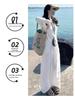 Women's White Cotton Linen Wide-Leg Pants - Slimming, Lightweight, Ice Silk, Casual Spring/Summer 2026