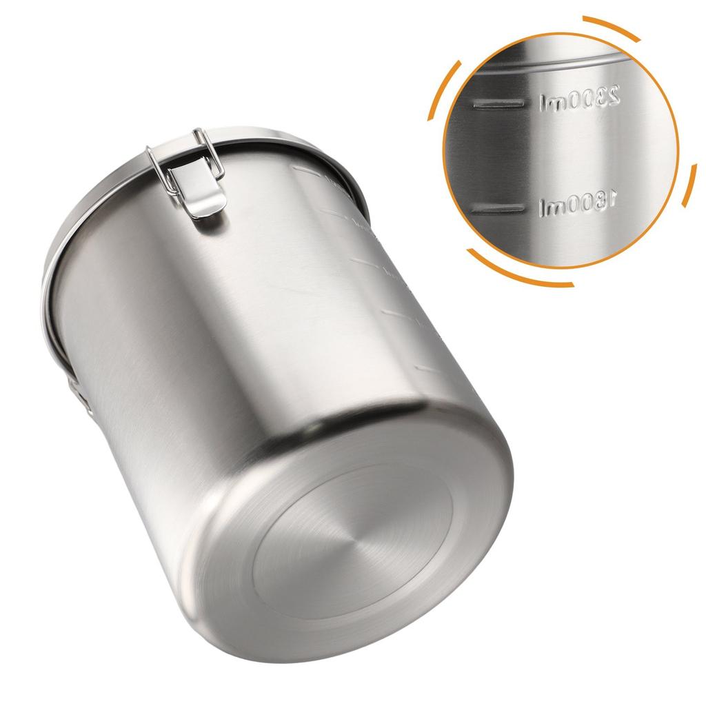 Edelstahl Frischhaltedose Luftdicht – Für Kaffee, Tee, Mehl & Zucker | 520ml Bis 2500ml | Silber