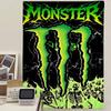 M-MonsterES-Fashion-E-Energys Anime Tapestry Hanging Tarot Hippie Wall Rugs Dorm Home Decor