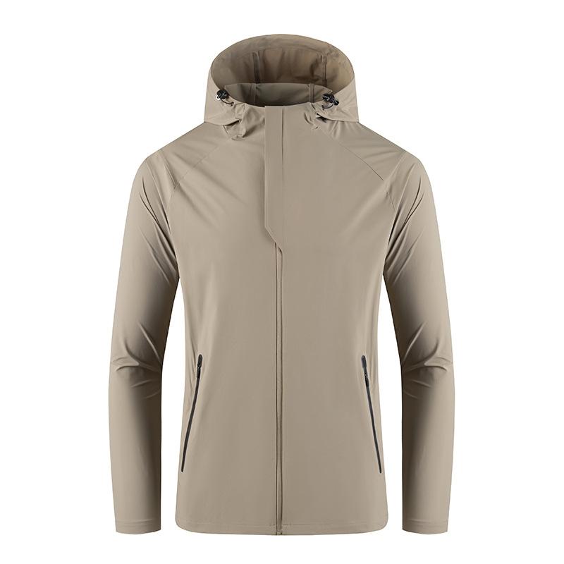 Summer Ice Silk Sunscreen Clothing, Men's Outdoor Casual Sportswear