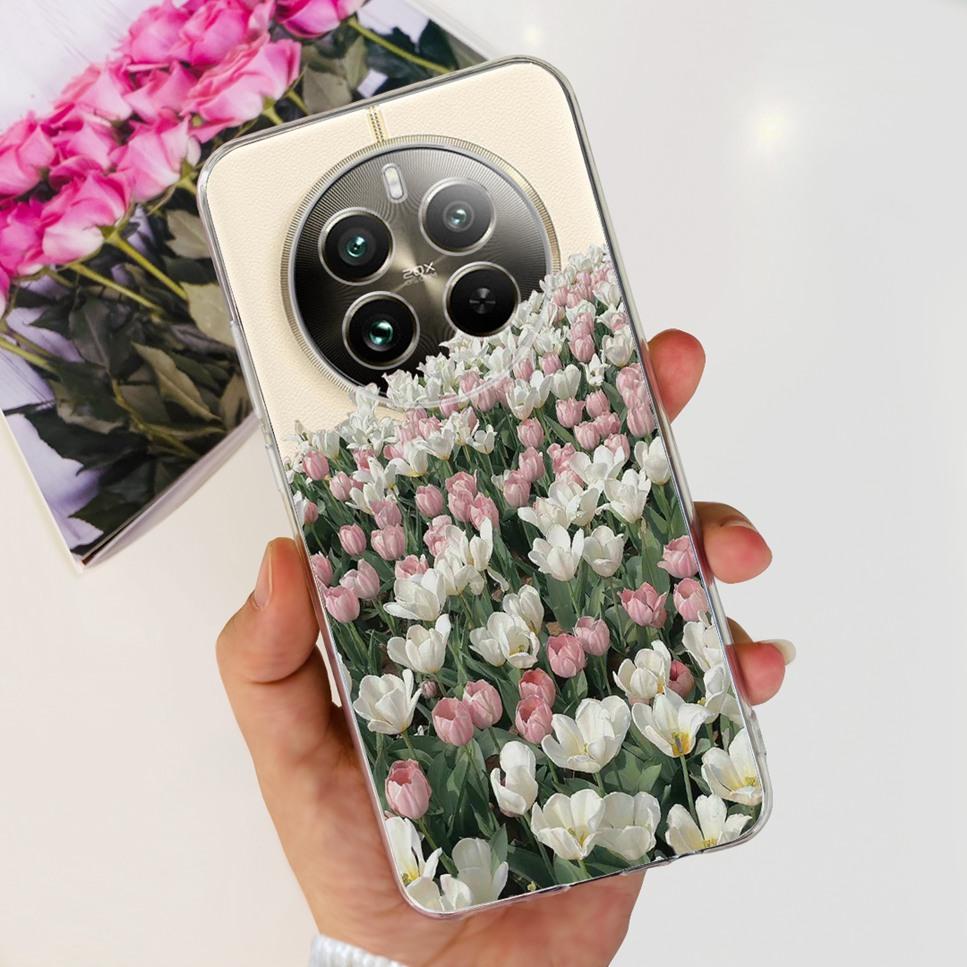 Case For Realme 12 Pro 6.7" Fashion Cute Cartoon Cat Soft Silicone TPU Cover For Oppo Realme12 Pro 12Pro Plus Bumper Phone Case