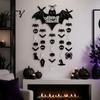Decorative Props for Festival Happy Halloween Bat Hanging Door Sign, Spooky Skull Spider Paper Wall Ornaments Ornament, Large Hanger Party Supplies