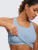 CRZ YOGA Tank Yoga Cupped Stretch Fitness Bra Butterluxe Cambric Size S Women's Top, Sportswear, Wear, Racerback, Quick-Drying, Breathable, Top, Blue,