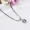 Platinum 900 Diamond Solitaire Petite Pendant Necklace [KASHIMA] 0.1ct