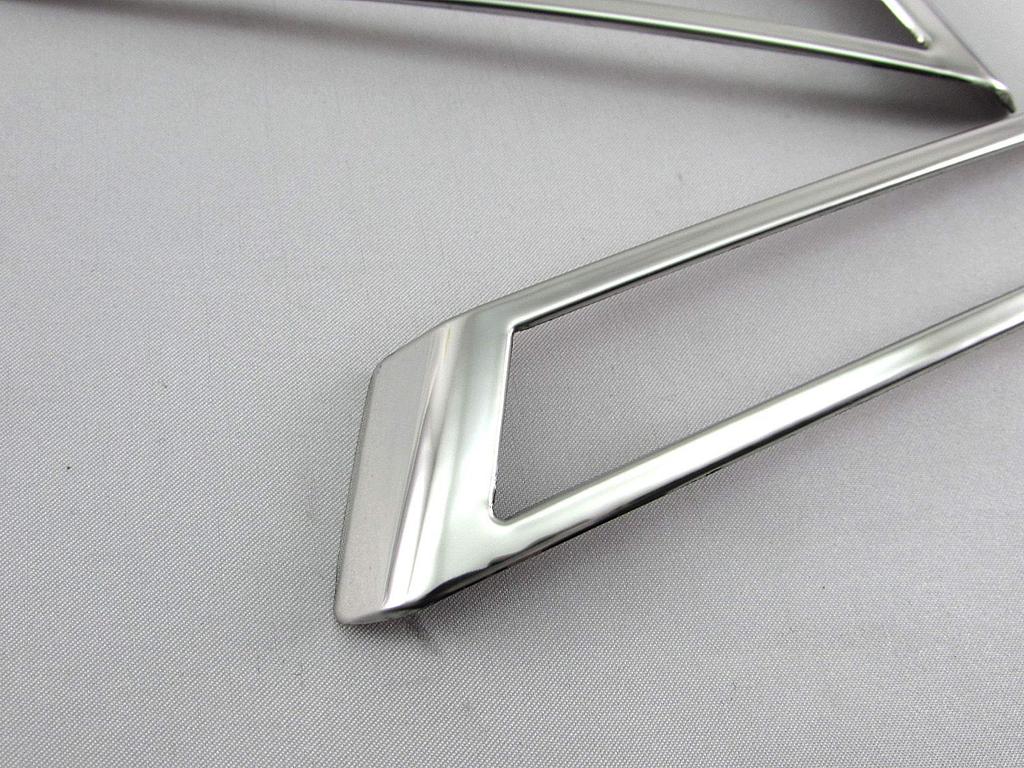 BRIGHTZ Mirror Stainless Steel Plated Rear Reflector Ring for Honda Vamos 4th and 5th Generation HM M2 2 Ultra-High (2-Piece) HM1, HM2, [REF-RIN-118]
