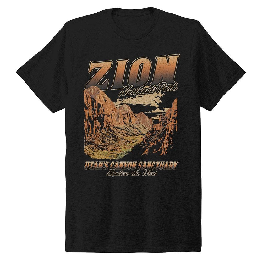 United States National Park Utah Canyon Zion Explore The West Men s T Shirt S