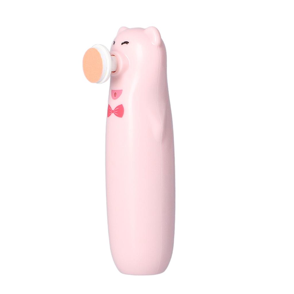 Baby Nail Clippers Bear Charging Newborn Baby Electric Nail Clippers Nail Sharpener SetPink