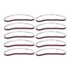 10pcs 3/8 X 21 Inch Sanding Belt 533 X 9mm Abrasive Band Strap Sandpaper Belt  For Belt Sander