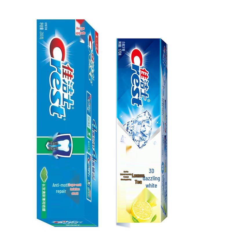 Crest Toothpaste Duo Pack (Anti-Cavity & 3D White)