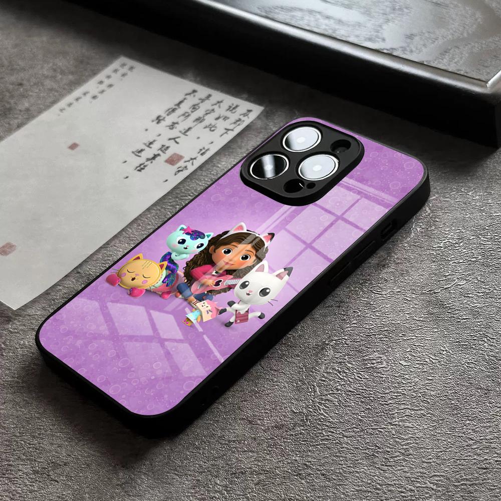 G-Gabbys Dollhouse Cute Phone Case For IPhone 16 Pro Max 15 Plus 14 Pro 12 11 13 Mini X XR XS Max 8 7 Plus SE Glass Cover