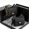 Korean New Style Small Fragrance Diamond Chain One Shoulder Crossbody Bag Women's Versatile Casual Lock Buckle Underarm