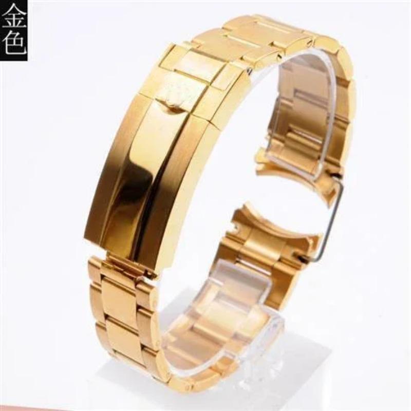 Classic Watch Bracelet for Rolex Daytona Water Ghost Submariner Watch Accessories Band Chain 20mm 21mm Solid Stainless Steel Watch Strap