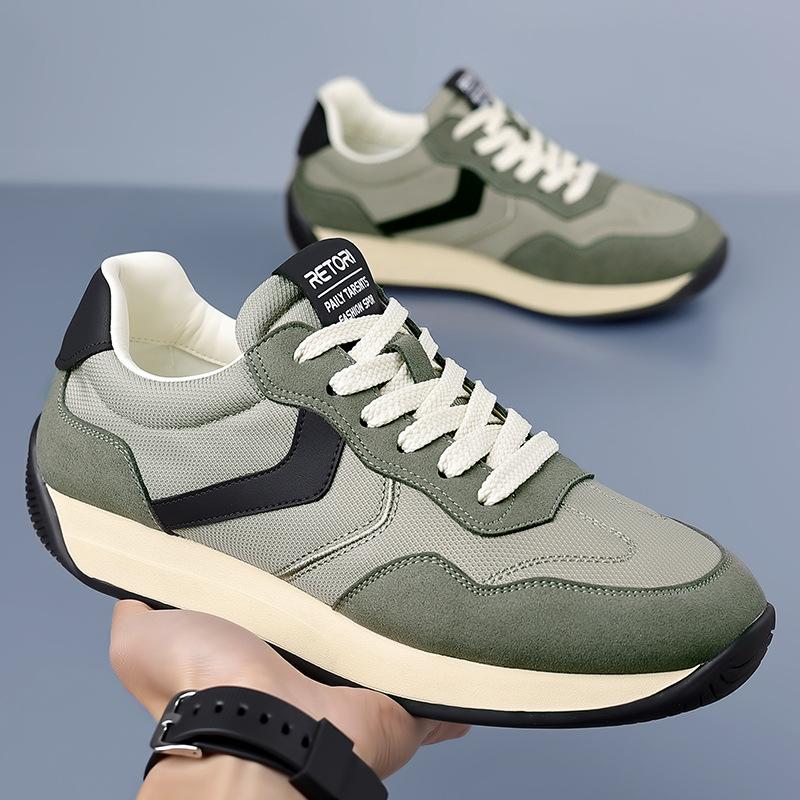 Men's Shoes Spring and Summer Breathable Mesh Sneakers Casual Shoes Versatile Lightweight Soft-soled Running Shoes 2025