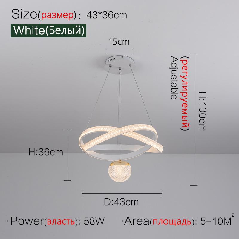 Light Luxury Dining Room Chandelier Designer Modern Minimalist Art Three-head Nordic Bedroom Round Table Dining Room Lamp