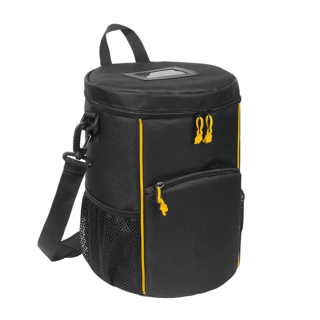 Tennis Ball Storage Bag with Shoulder Strap MultiPocket Baseball Bag Tennis Carry Bag for Baseball Pickleball Training