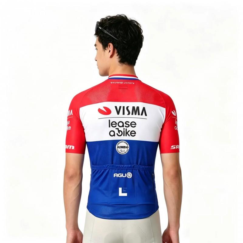 Herren Fahrradtrikot Kurzarm Atmungsaktiv Schnelltrocknend Aero Rennradshirt Fahren
