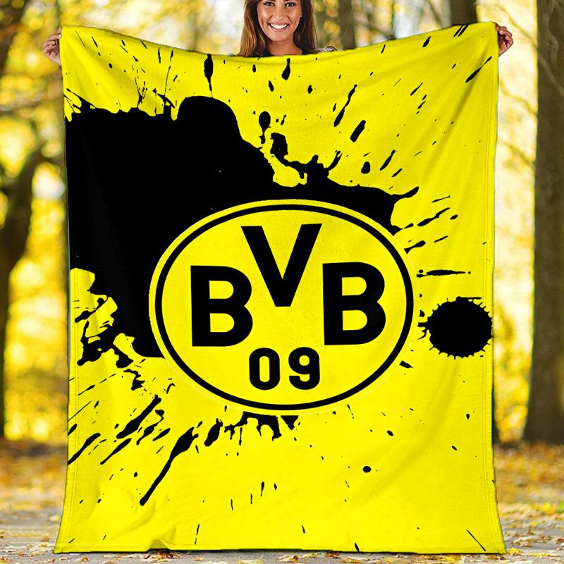 1 Stück B-BVB Themen-Decke - Digitaldruck, Polyester, Gemütlich für alle Jahreszeiten, Perfekt für draußen und Reisen