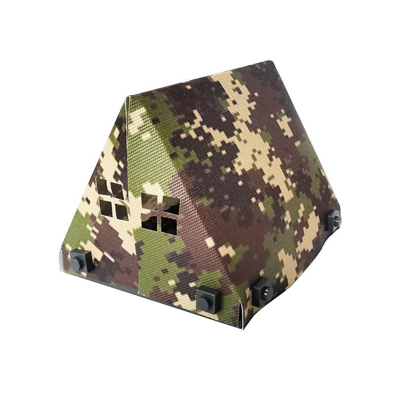 Военная камуфляжная палатка, боевая палатка, строительные блоки, походная палатка, армейский солдат, медицинская команда, MOC, кирпичное игрушечное оружие