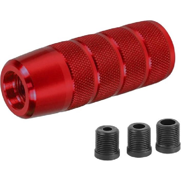 3.74 Shift Knob, Aluminum Weighted Automotive Gear Shift Knob with 3 Red