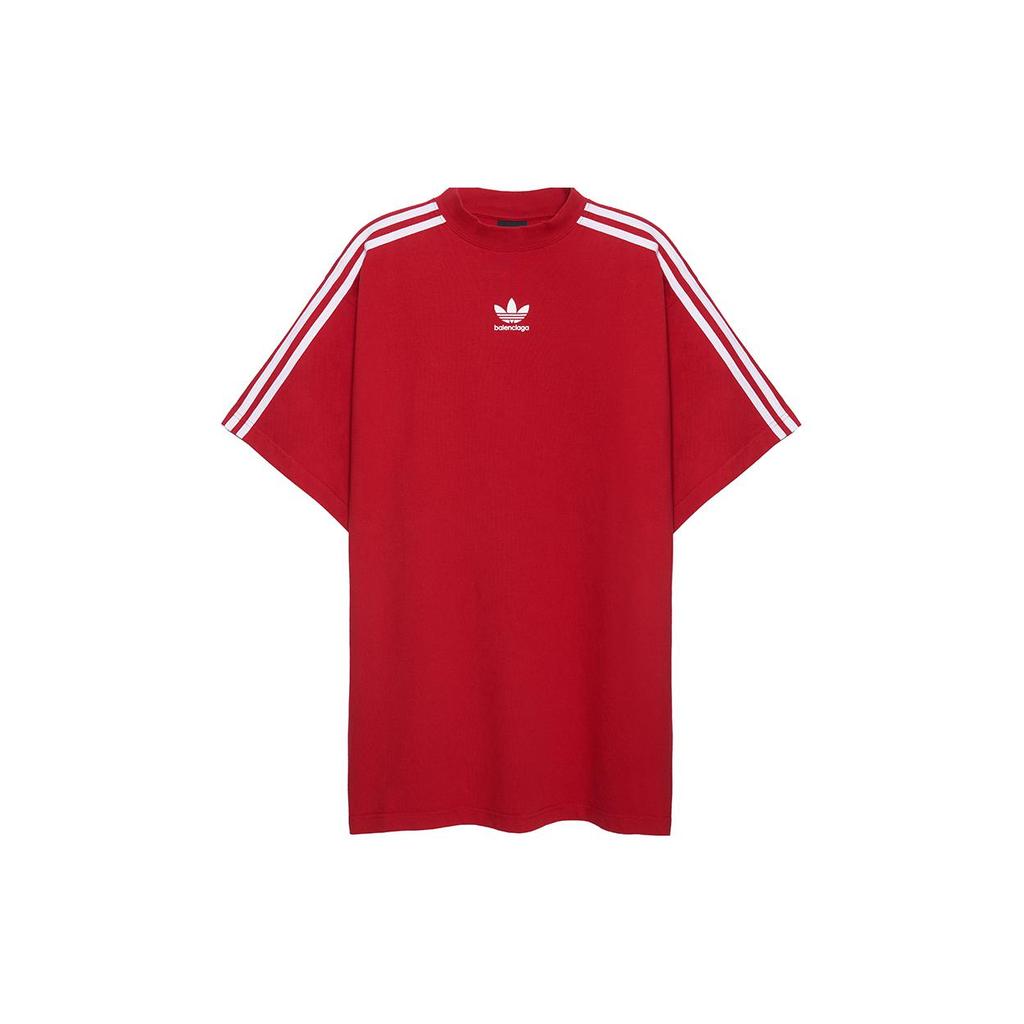 Balenciaga x Adidas Originals Balenciaga X Adidas FW22 T Shirt Loose Fit Men's Red 739101TNVA66542