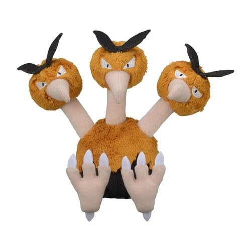 Pokémon Center Original Plush Toy Pokémon fit Dodrio 17 x 13 x 7 (H x W x D: cm)