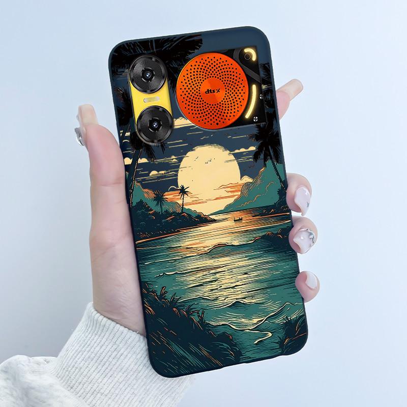 Case For ZTE Nubia Music 2 Z2460 Z2353 Music2 Phone Case Cute Rabbit Black Cover For ZTE Nubia Music Soft TPU Silicone Casing