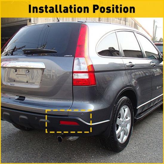 Rückstoßstangen-Reflektorleuchte Beifahrer Rechts Passend für 2007 2009 2008 Honda CRV