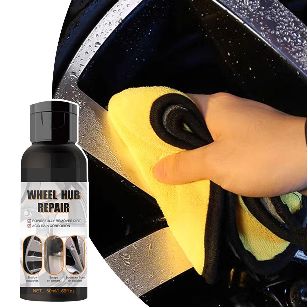 

50 мл Полироль для кузова Очиститель краски для автомобильных колесных дисков Воск для удаления царапин Детейлинг Глубокий уход Автоаксессуары 50ml