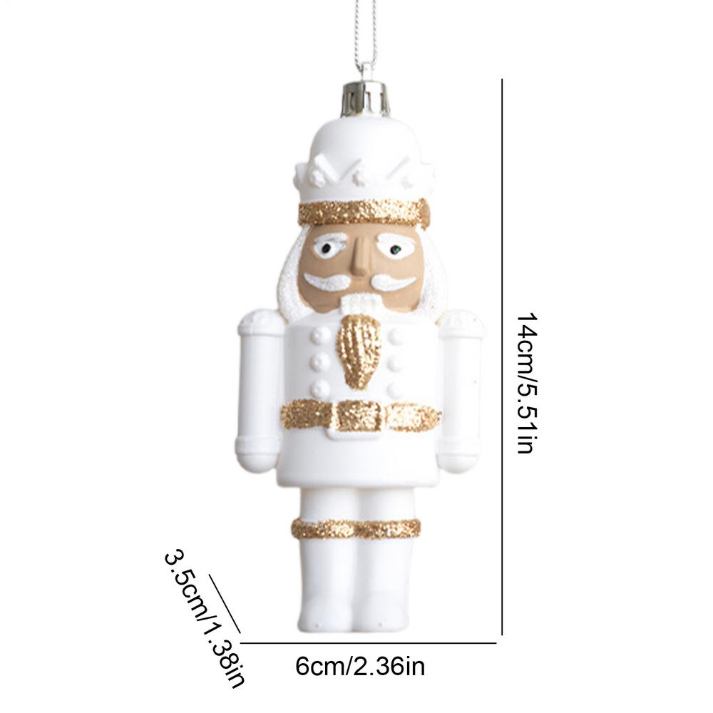 Рождественская елка Щелкунчик Орнаменты АБС Рождественский Щелкунчик Фигурка Дисплей Украшение Солдат Подвеска Украшение для рождественской елки