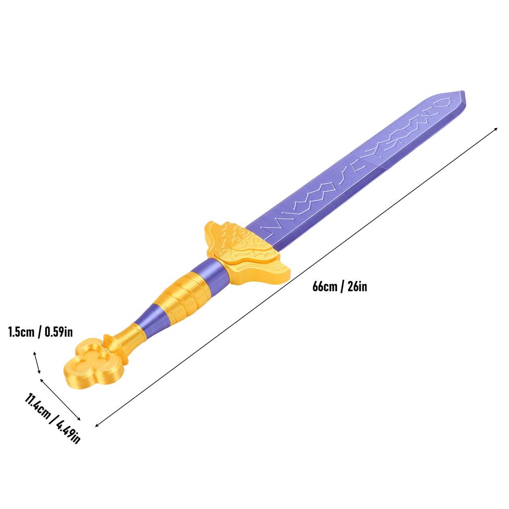 3D Printing Sword Toy PLA Role Playing Sword Cosplay Costume Prop Cosplay Sword for Collection Festival Holiday Gifts