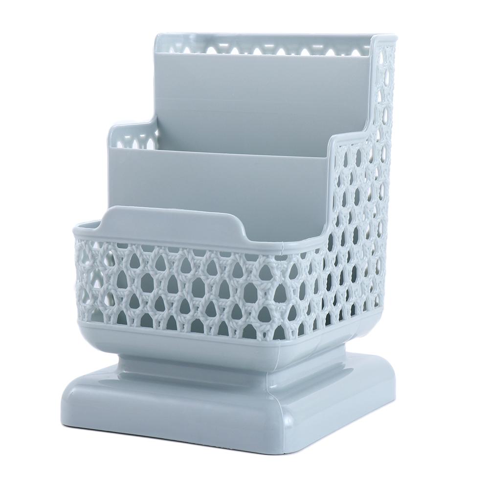 Office Supply Large Capacity Phone Standing Make up Brush Holder Pen Holders Stationery Organizer Desktop Storage Box