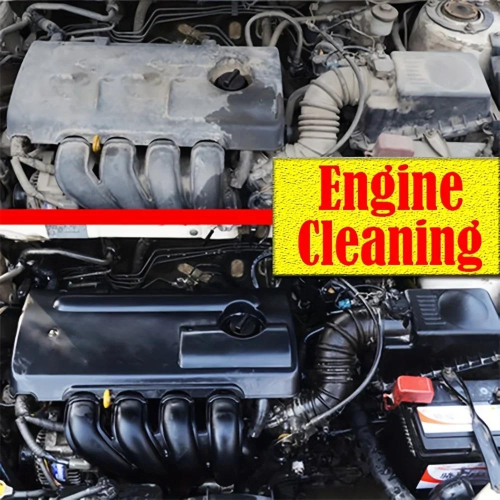 Engine Bay Cleaner Engine Shine Protector Detailer Decontamination Deep Degreasing Compartment Heavy Oil Dust Car Cleaning Tools