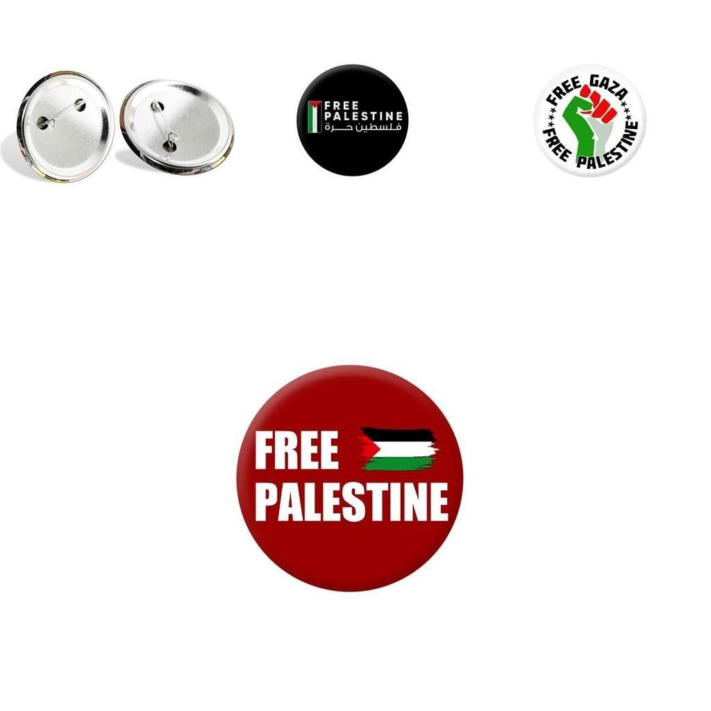Versátil Alfinete de Esmalte da Bandeira da Palestina Adequado Para Várias Ocasiões