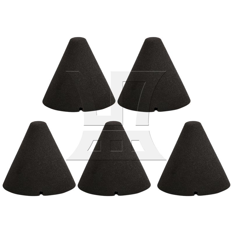 Yibuy 5 Set of 1.37x1.45inch Musical Instrument Piezo Drum Trigger Cone Electronic Drum Replacement