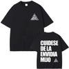 Hot Sale Rapper Canserbero Cuidese Dela Envidia Mijo T-shirt Men Hip Hop Fashion Oversized T Shirt Male Vintage Cotton T-shirts
