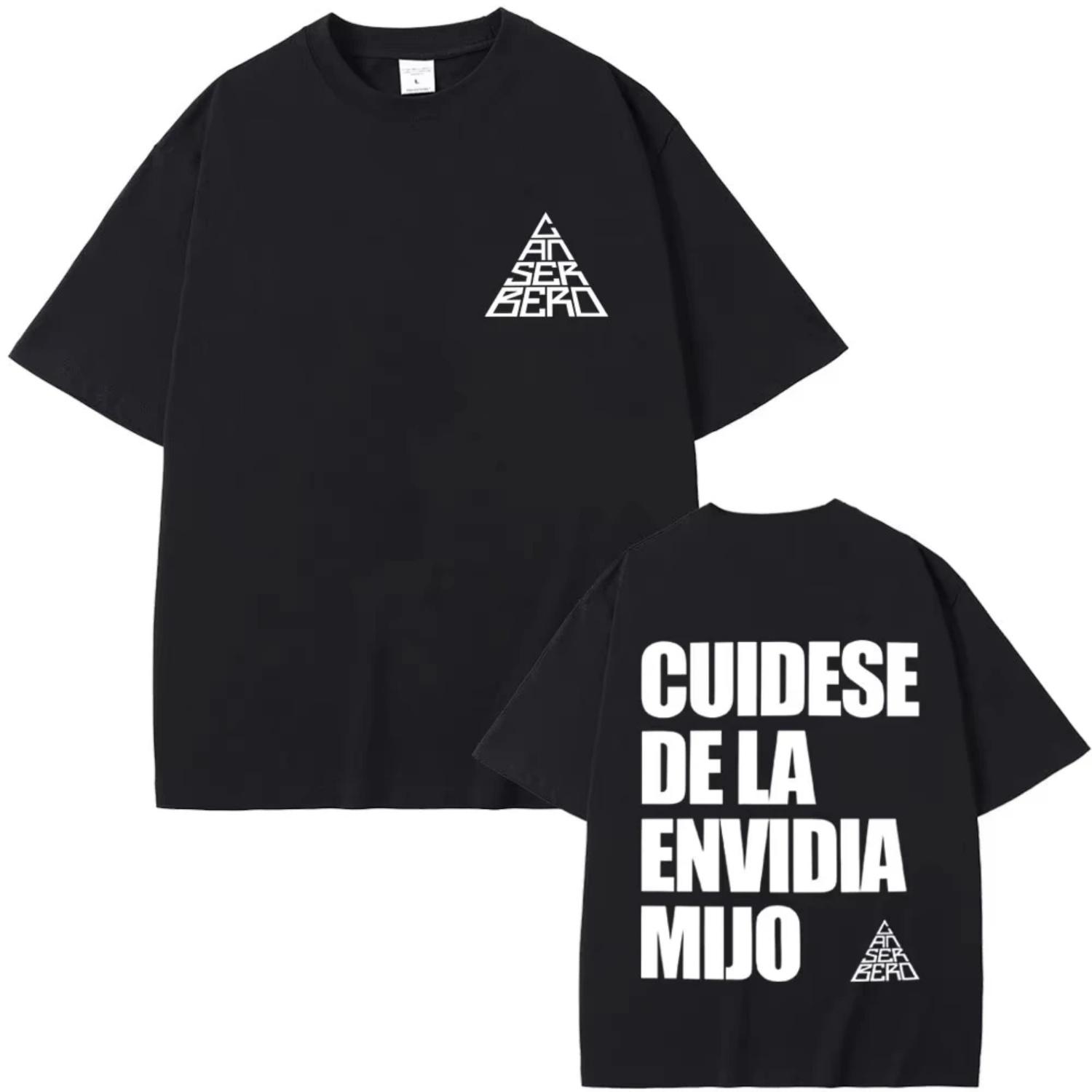 

Hot Sale Rapper Canserbero Cuidese Dela Envidia Mijo T-shirt Men Hip Hop Fashion Oversized T Shirt Male Vintage Cotton T-shirts S разноцветный