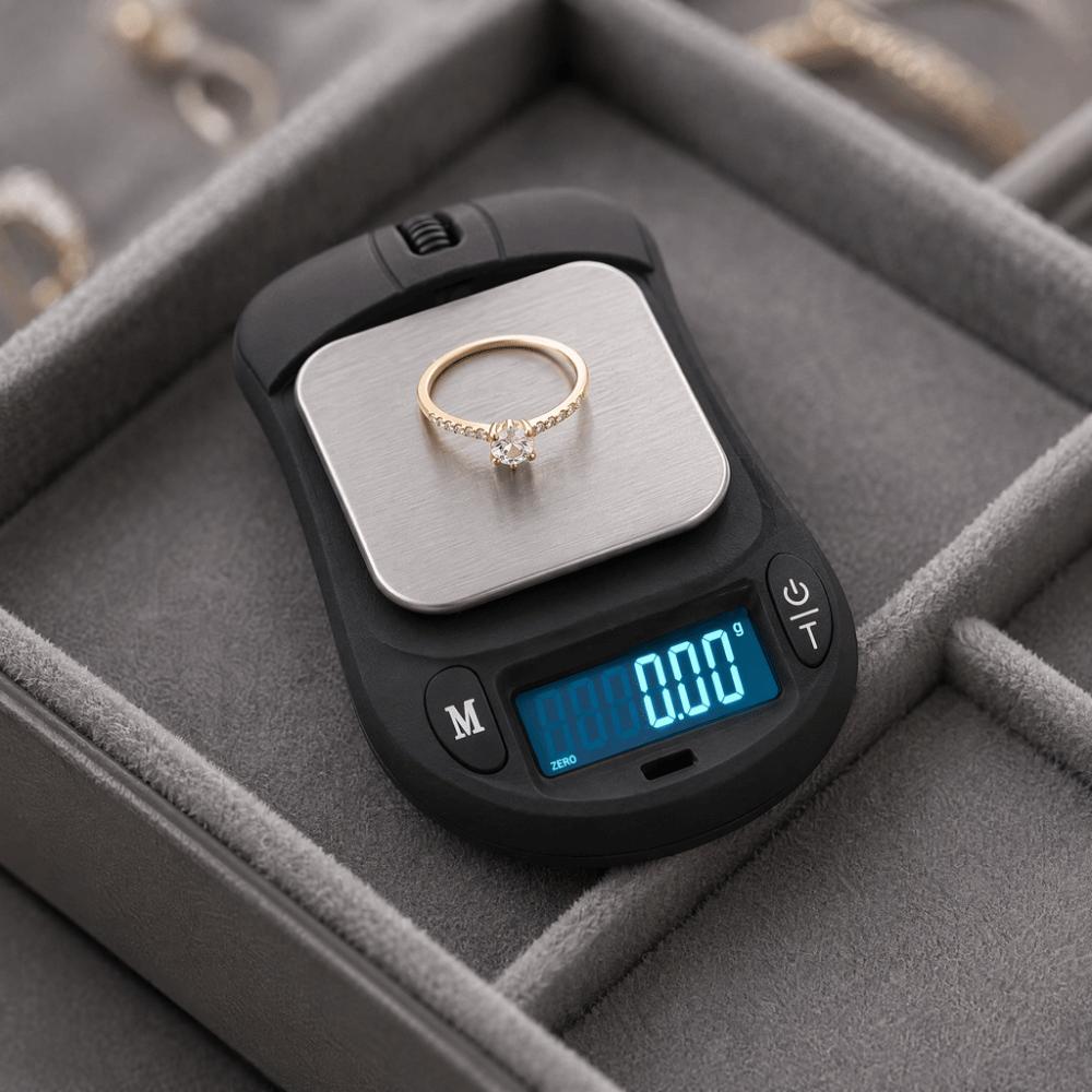 Black Mini Jewelry Scale Plastic Stainless Steel Portable Kitchen Scale  Kitchen Cooking Use