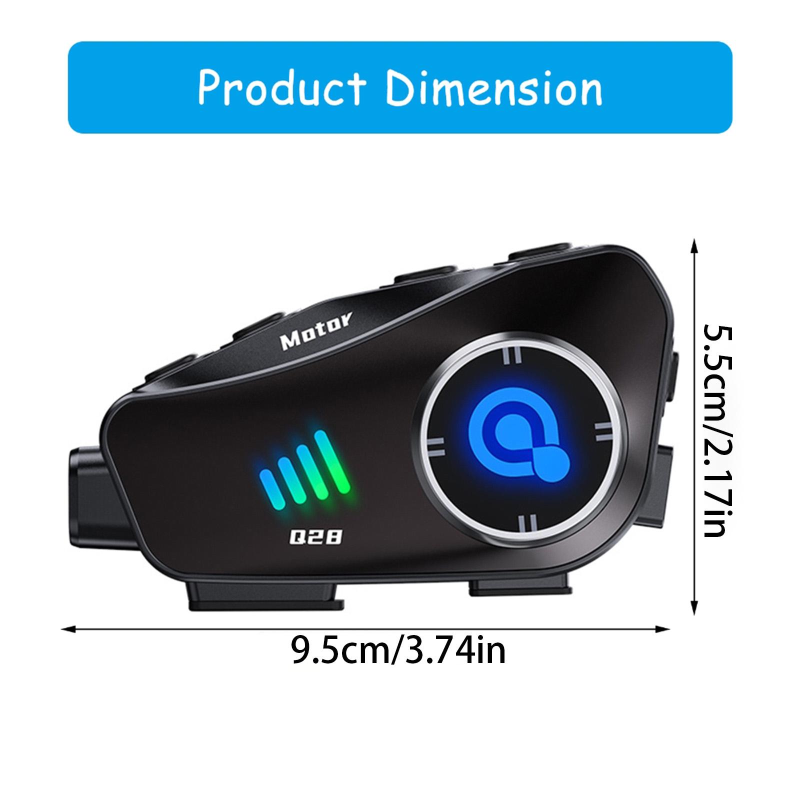 360 Degree Helmets Camera Headset Motorbike Helmets Bluetooth-compatible Headset Intercom Wide Angle Video Recording