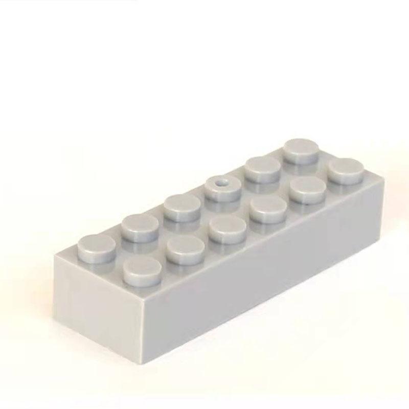 100g 2x6 Dot DlY Assembling Modules ThickFigures Bricks Educational Toy Creative Design SizeCompatible Equipped With Durable Plastic Playthings for