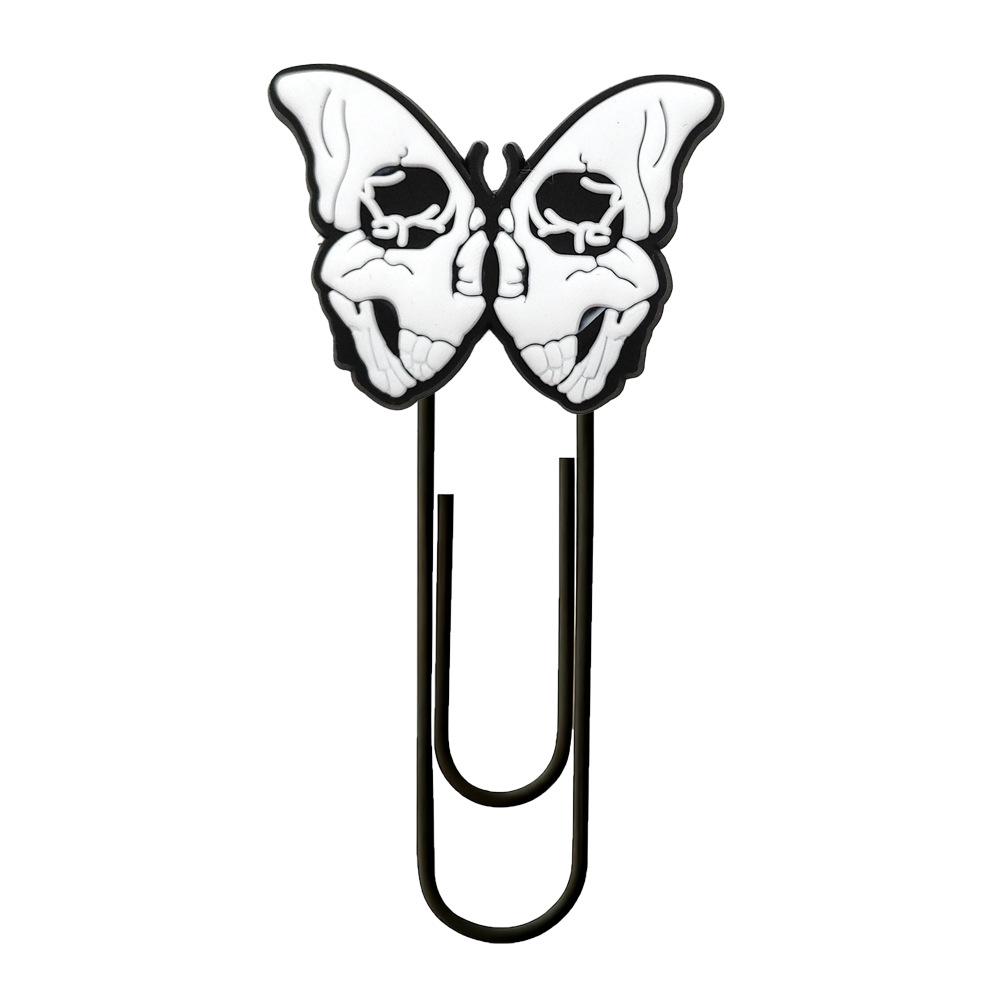Cute Halloween PVC Cartoon U-Shaped Paperclip Bookmark Set for Office Supplies