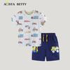 AostaBetty Jungen Sommer Set mit Auto-Print, kurzärmelig - Europäischer & Amerikanischer Stil