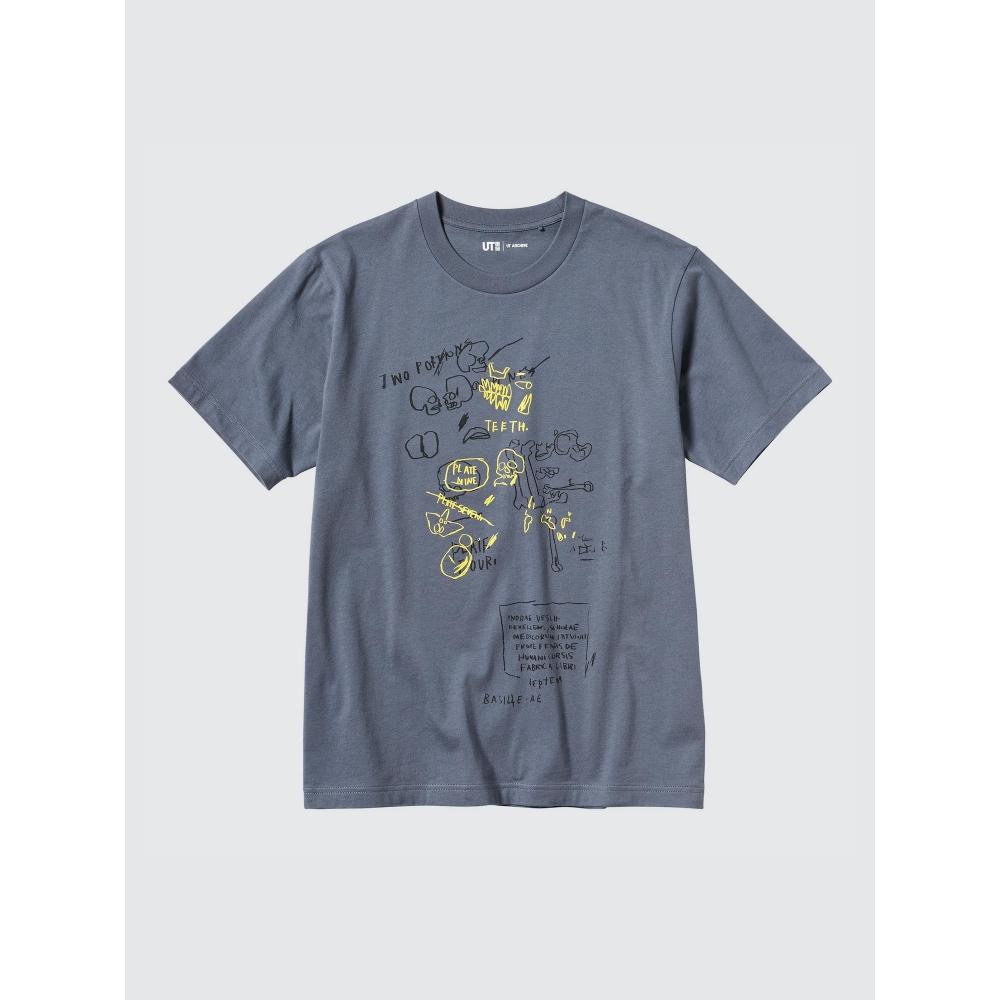 

Uniqlo Ny Pop Art Archive UT Graphic T ShorT Sleeve BasquiaT 07 GRAY/MEN XS