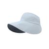 Sunshade Folding Empty Top Cap Sunscreen Double-face Sun Hat Ice Silk High Ponytail Hat  Girls