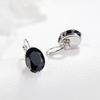 Women Fashion Cubic Zirconia Dangle Huggie Earrings Piercing Party Jewelry Gift